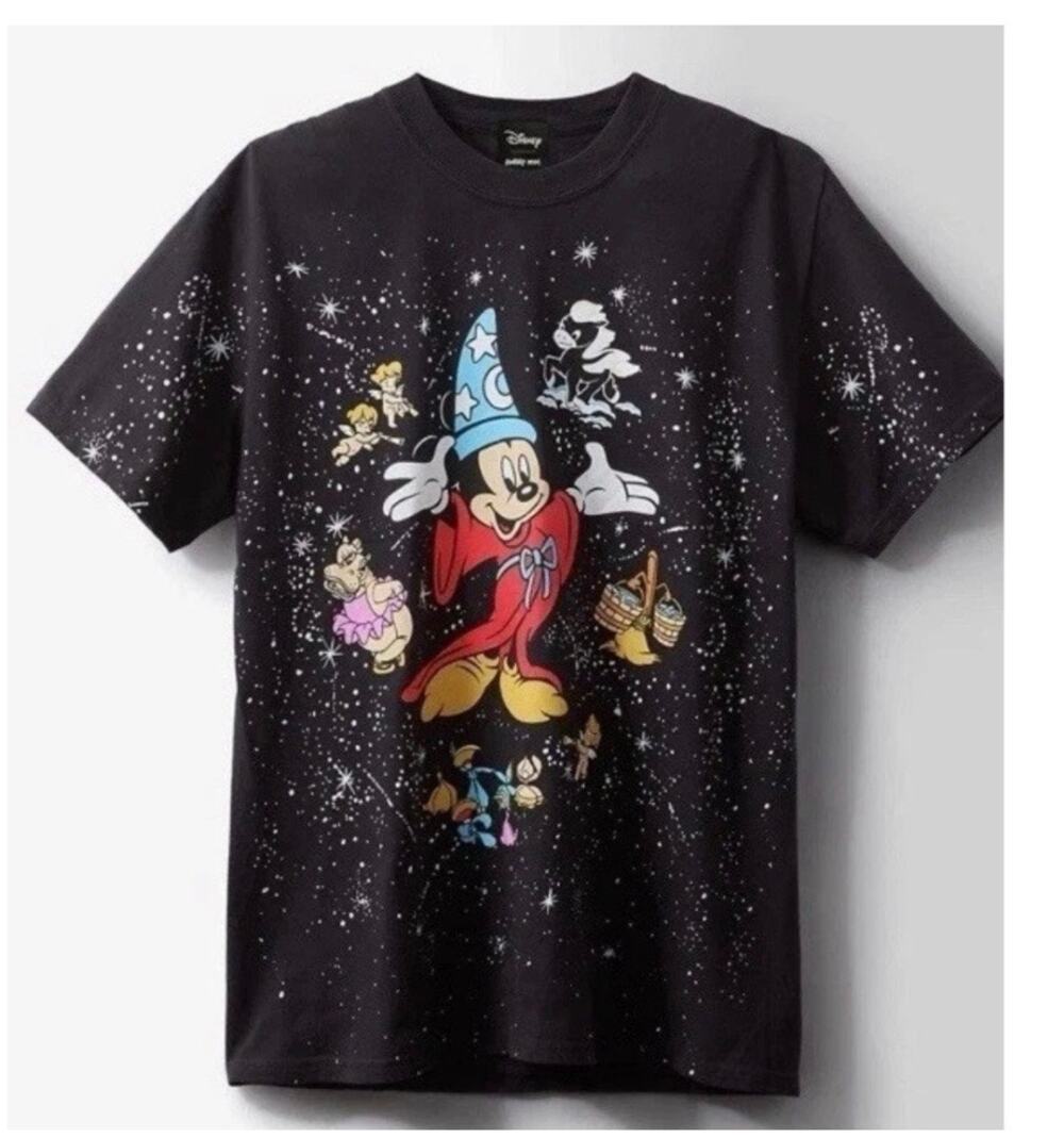 Bobby Kim Sorcerer Mickey Disney limited edition graphic T Shirt adult Large